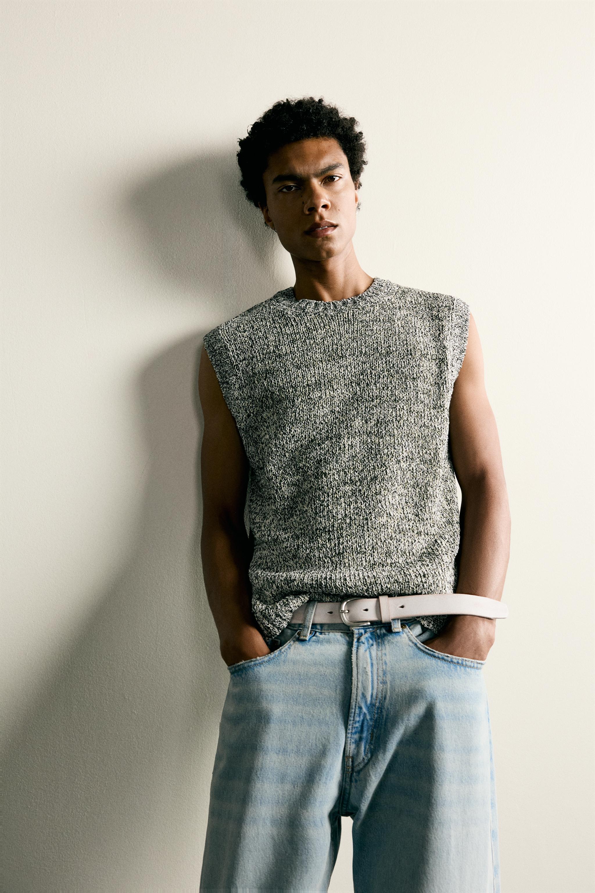 GILET EN MAILLE STRUCTURÉ